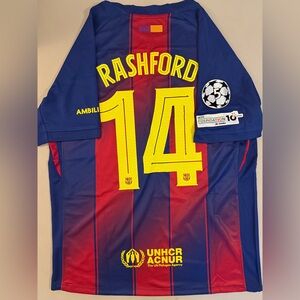 Rashford Barcelona jersey